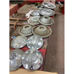 Lot of Assorted Vintage Hub Caps