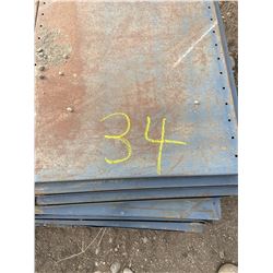 Pallet of Metal Shelves 20 pc's