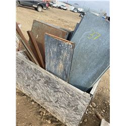 Pallet of Assorted Metal Shelves 18 pc's