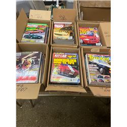 7 Boxes of Car Magazines