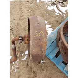 2 Steel Wheels 24" & 34"