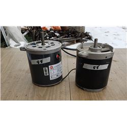 2 Electric Motors 1/3 HP