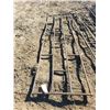Image 2 : 2 Cattle Gates (1 Bent) 1- 3' X 16 1/2'  1 - 3' X 11 1/2'
