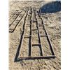 Image 3 : 2 Cattle Gates (1 Bent) 1- 3' X 16 1/2'  1 - 3' X 11 1/2'