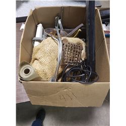 BURLAP, SHELF BRACKETS , FURNITURE SLIDDERS