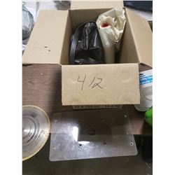 SAW BLADE, WATTERING CAN, OLD BRACE