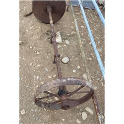 2 Wheels on Axle - Mismatch 18"