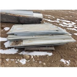 Galvanized Siding 7pcs 7' =122 sqft 24 pcs 6'=360 sqft