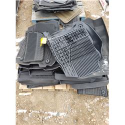 Pallet of Assorted Plastic Floor Mats