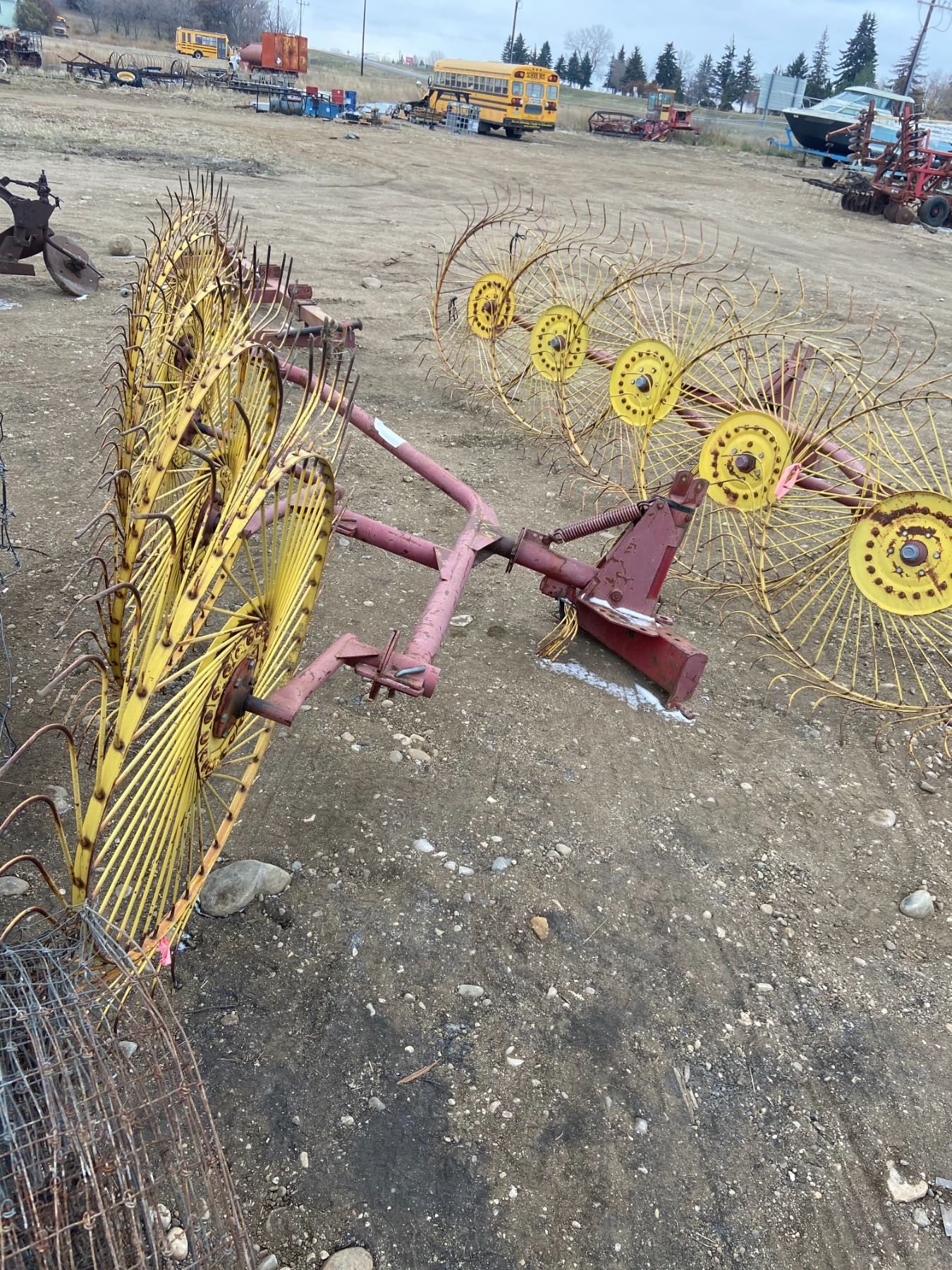 10 Wheel Hay Rake 3 PT
