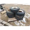Image 1 : PALLET OF TIRES + HUB ASSEMBLYS