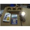 Image 1 : VAN CUP HOLDER, PATIO LIGHT, BOOK, 2 CDS