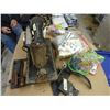 Image 2 : SINGER SEWING MACHINE, ZIPPERS, BUTTONS, PATTERNS