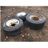 Image 2 : (3) UTILITY TIRES (1)-4.80-8 + (2)-16.5/6.5/8