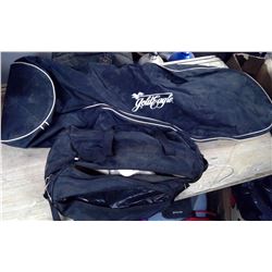 Gold Eagle Golf Caddy Cover, Duffle w/ Catchers Mitt and Converse Cleats