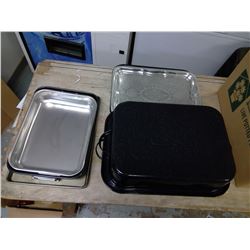 Misc Kitchen Trays and Turkey Roaster