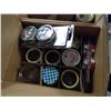 Image 2 : 2 Boxes of Small Jars w/Extra Lids