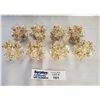 Image 1 : Lot of 8 Jeweled Napkin Rings