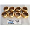 Image 1 : Lot of 8 Gold Napkin RIngs