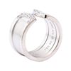 Image 4 : 0.24 ctw Diamond Band - 18KT White Gold
