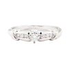 Image 2 : 0.27 ctw Diamond Ring - 10KT White Gold
