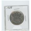 Image 1 : 1938 silver fifty cent coin