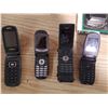 Image 2 : 4 Old Flip Phones C/W Cases, Chargers & New Batteries