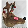 Image 2 : Plush Rudolph Reindeer Hat/Mini Xmas Balls on Antlers