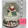 Image 1 : Boxed 4" Musical Santa and Snowman SNOWGLOBE
