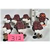 Image 1 : Lot of 7 "California Raisins" Mini Figures