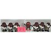 Image 2 : Lot of 7 "California Raisins" Mini Figures