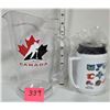 Image 1 : New 1984 Insulated Thermal Mug Plastic , 26 NHL Team Logos, Plastic "TEAM CANADA" Pitcher