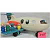 Image 3 : Vintage 1970's Fisher Price JUMBO JET/ 4 Original Little People