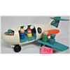 Image 7 : Vintage 1970's Fisher Price JUMBO JET/ 4 Original Little People