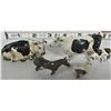 Image 3 : Lot of Vintage Britain's of England Painted "Lead" Weastern Figurines and Cows