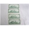 Image 2 : 4 One Dollar Bills 1967