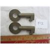 Image 1 : 2 CNR Padlock Keys