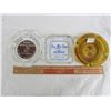 Image 1 : Lot of 3 Advertising Ash Trays