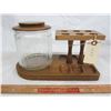 Image 1 : Vintage Tobacco Pipe Stand and Humidor