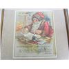 Image 2 : Framed Christmas Poem from Antique Book