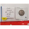 Image 1 : 1929 Silver 25 cents. F-15. Nice. The first year of the Great Depression.