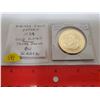 Image 1 : Niagara Falls, Ontario 1984 Trade Dollar. Gold Plated. BU. Scarce.