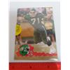 Image 1 : Bobby Jurasin, Saskatchewan Roughriders DE, CFL Football Card. 1991 Royal Studios. Gem Unc.