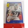 Image 1 : Bob Poley, Saskatchewan Roughriders OL, CFL Football Card. 1991 Jogo. Gem Unc.