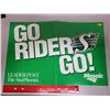 Image 1 : Poster of 2013 Saskatchewan Roughriders Grey Cup at Mosaic Stadium in Regina. Poster measures 11” X 