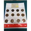 Image 1 : Lot of 12 different British pennies 1887 – 1964. Includes 2 Victoria, 1 Edward VII, 5 George V, 2 Ge