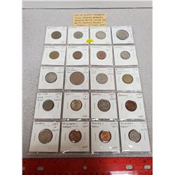 Lot of 20 different Caribbean coins: Includes Bahamas, Barbados, Bermuda, British Caribbean Territor