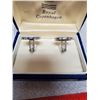 Image 2 : Set of Royal Copenhagen crown cufflinks. In case of issue.