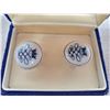 Image 3 : Set of Royal Copenhagen crown cufflinks. In case of issue.