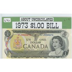 1973 $1.00 Banknote About Unc.